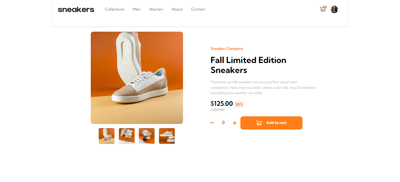 Ecommerce Product Page